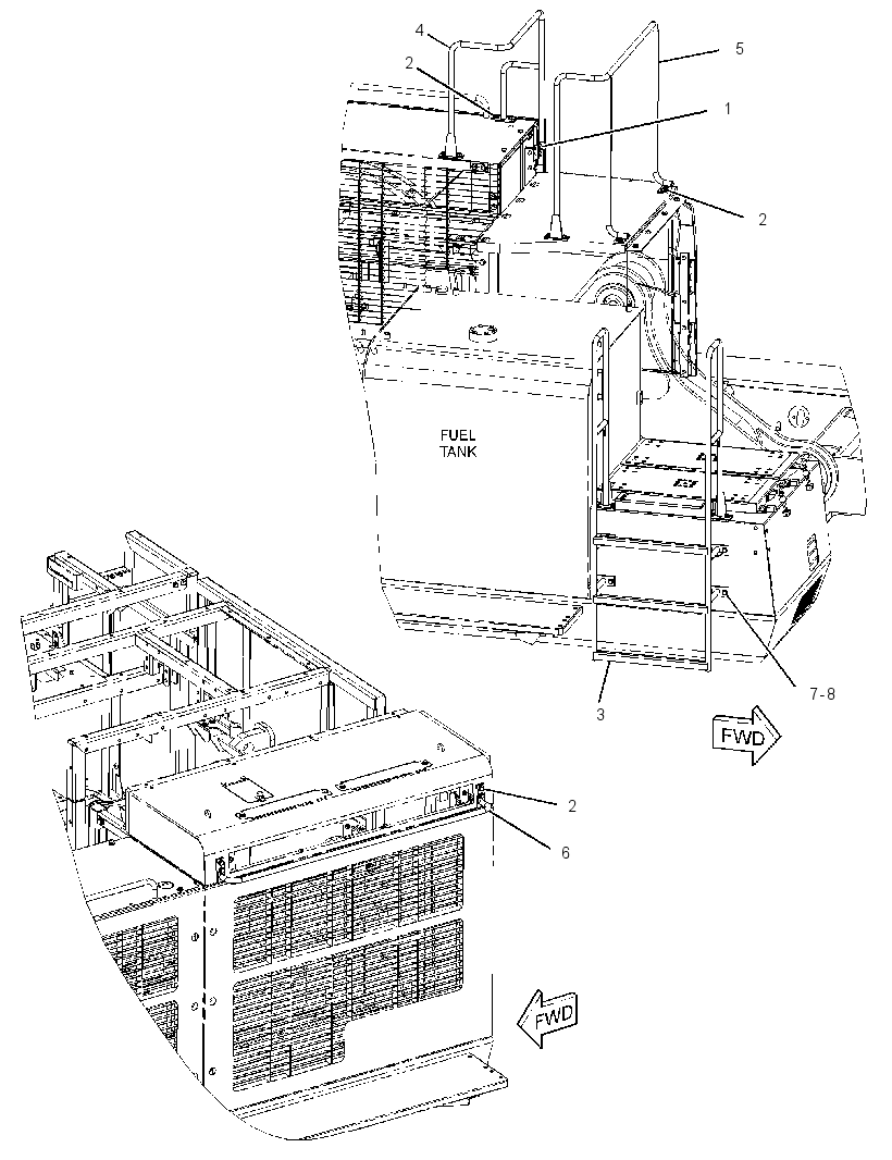 Поручень 3137900 CAT