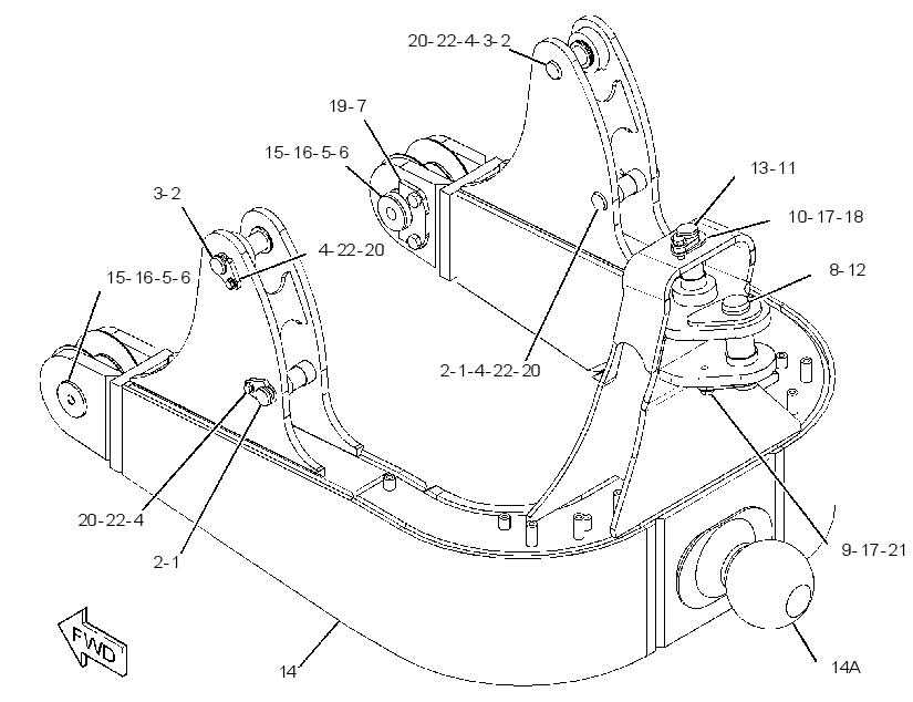 C-FRAME GP-POWER ANGLING 2938900 CAT