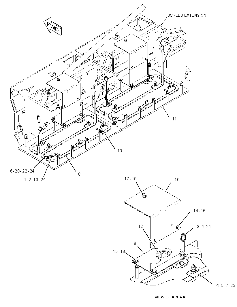 PLATE GP-SCREED 2952140 CAT