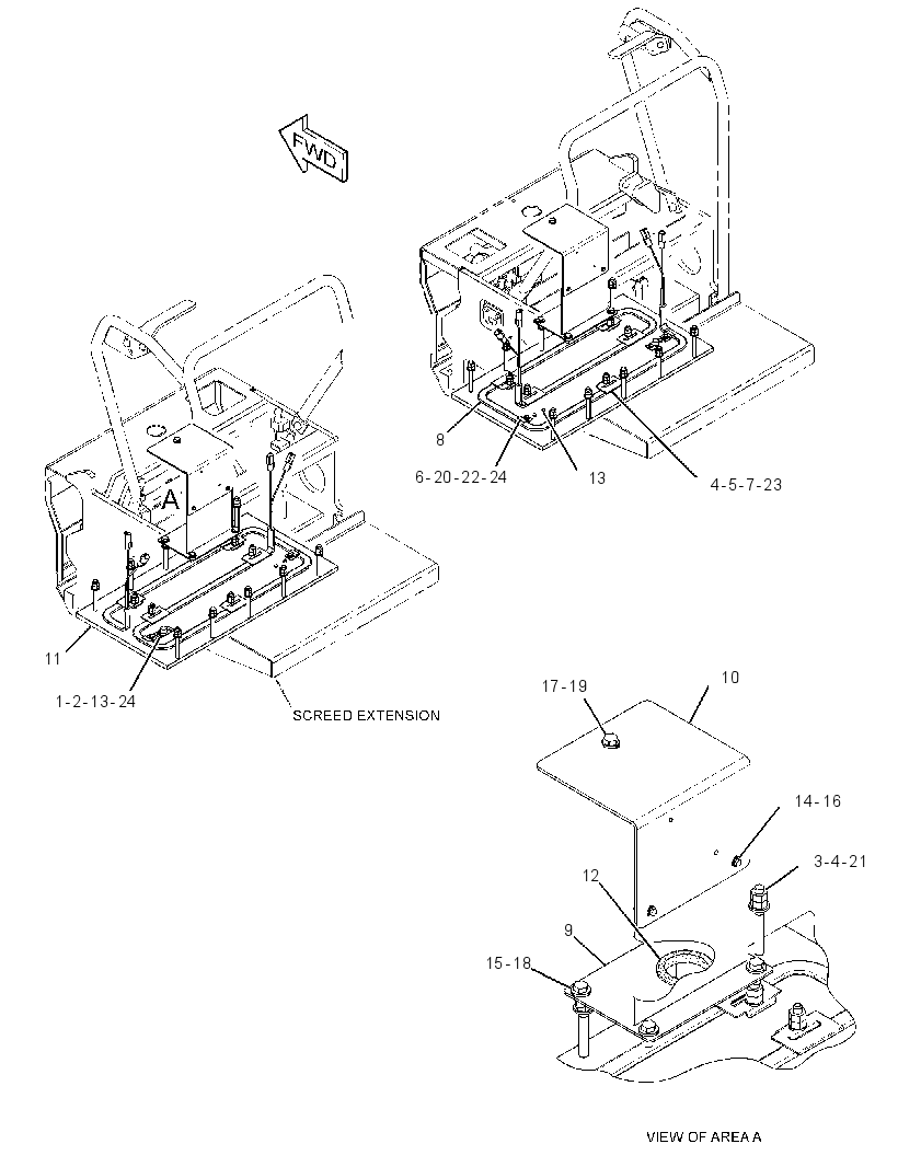 PLATE & HEATER GP-SCREED 2952111 CAT