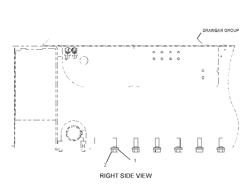 FASTENER GP-DRAWBAR & BUMPER 8X1379 CAT