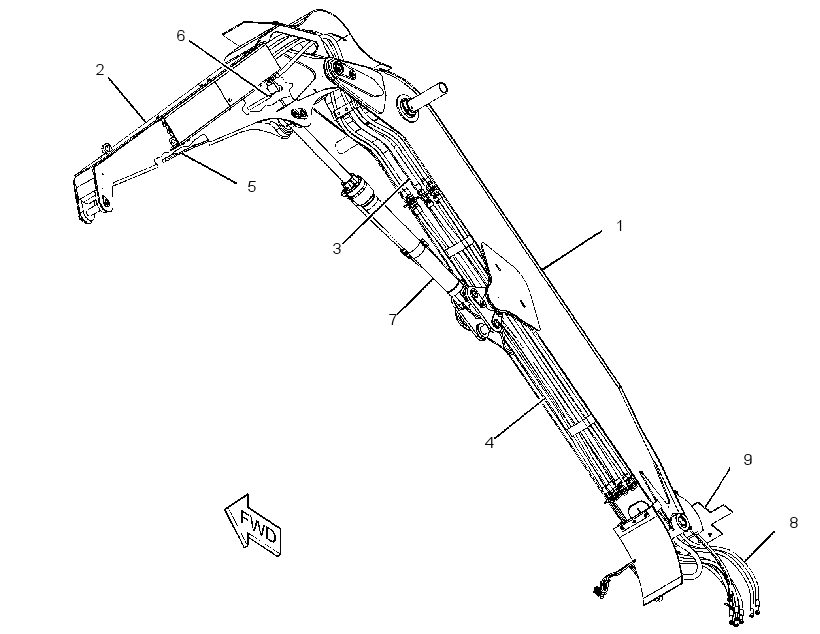 LINKAGE AR-HARVESTER HEAD 2823012 CAT