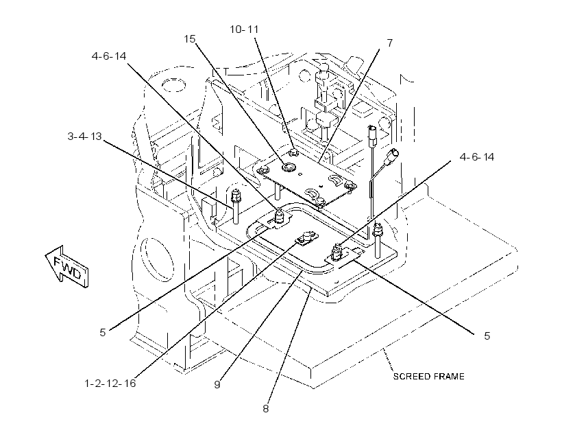 PLATE & HEATER GP-SCREED 2708888 CAT