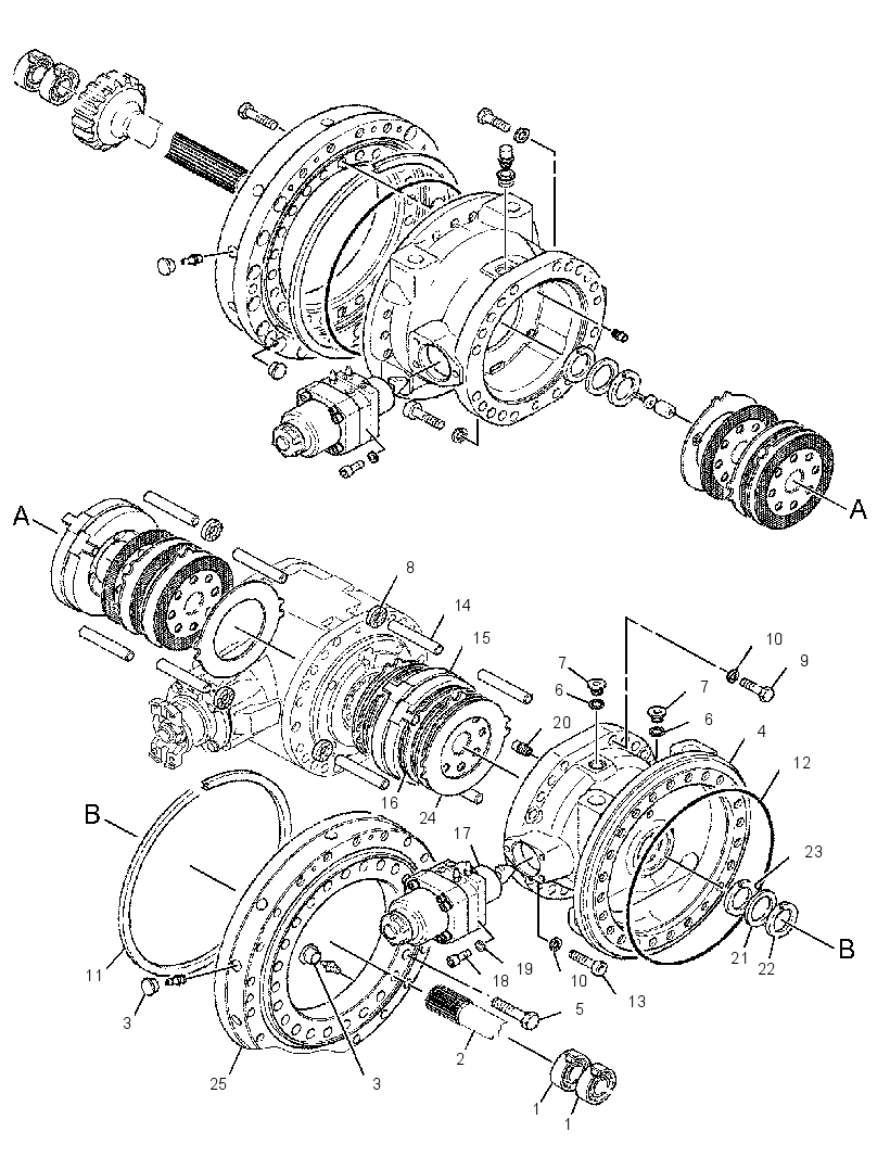 AXLE GP-FIXED 3419631 CAT