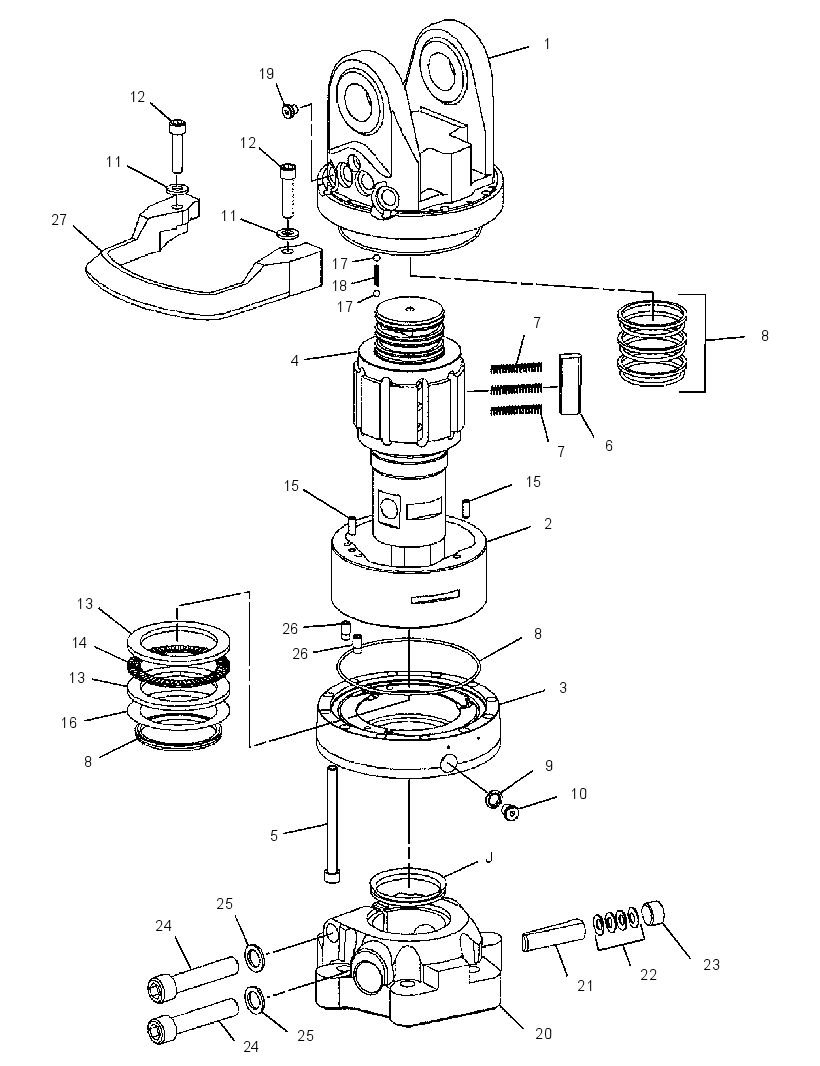 ROTATOR GP-HYDRAULIC 3440395 CAT