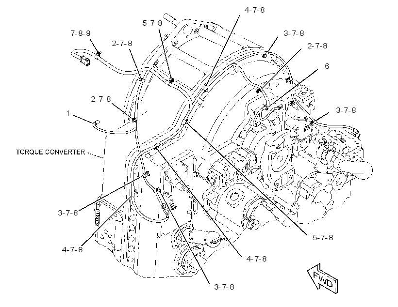 WIRING GP-TRANSMISSION 2869430 CAT