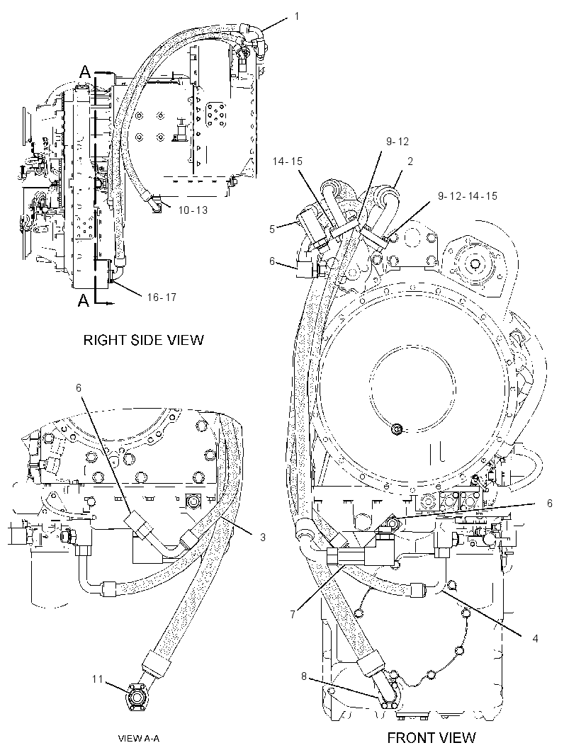 PUMP & LINES GP 3528279 CAT