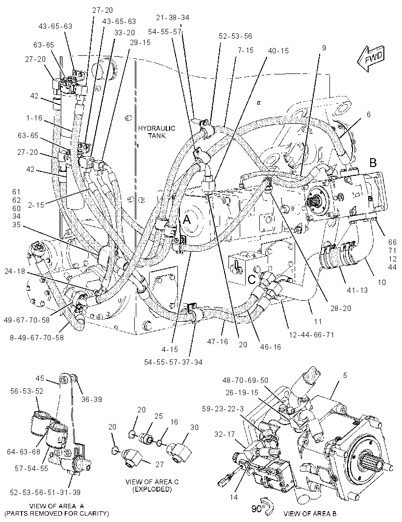 PUMP & MTG GP-BRAKE 2857561 CAT