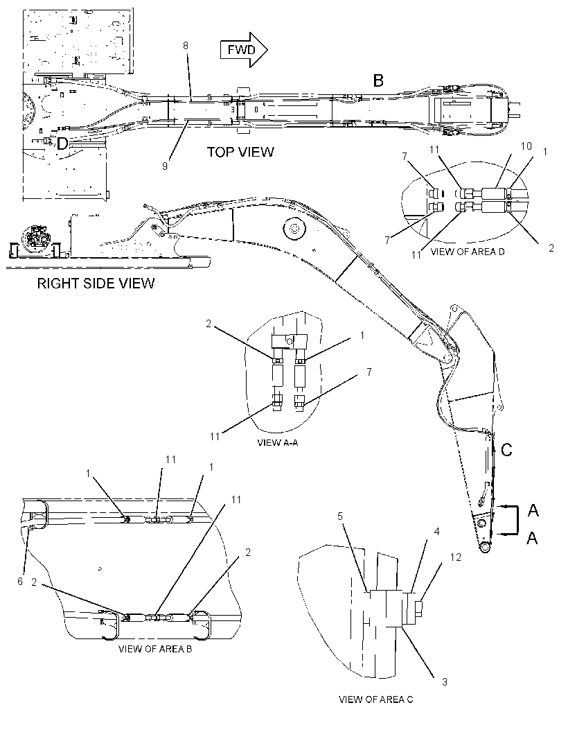 KIT-HYDRAULIC LINES 3438342 CAT