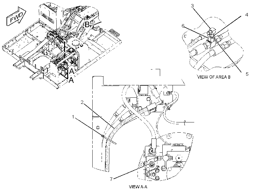 KIT-HYDRAULIC LINES 3453322 CAT