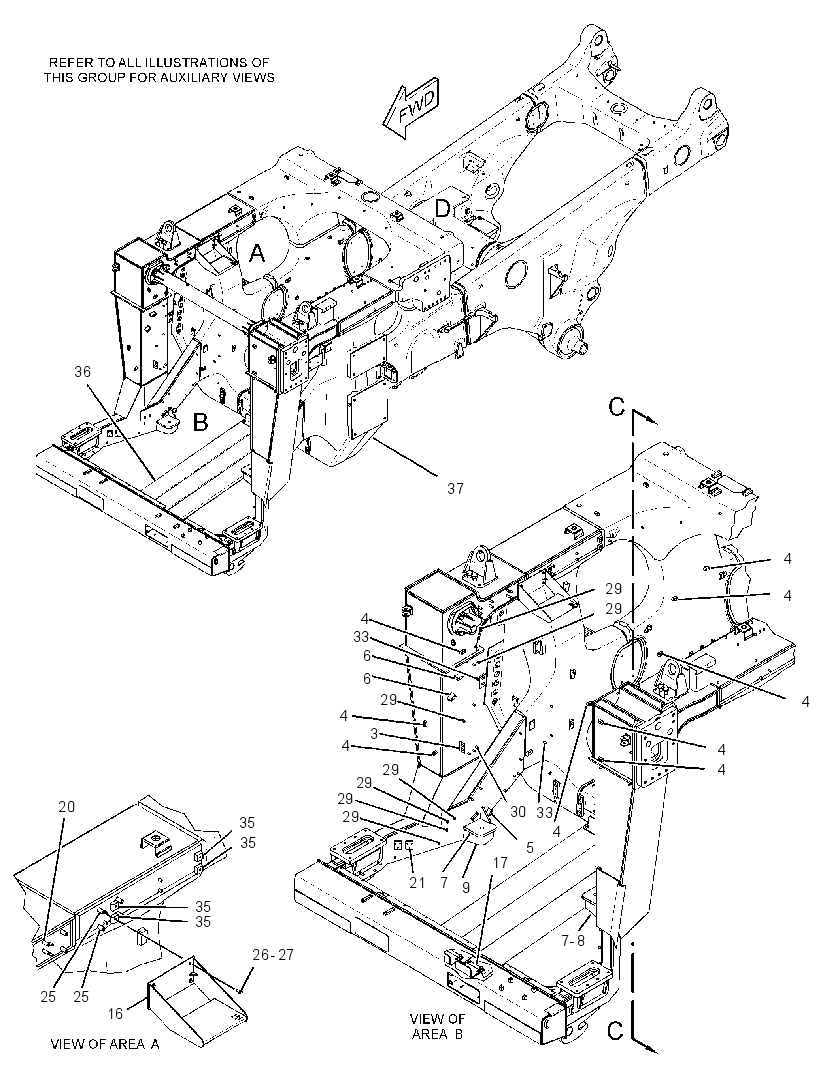 Рама 2864554 CAT