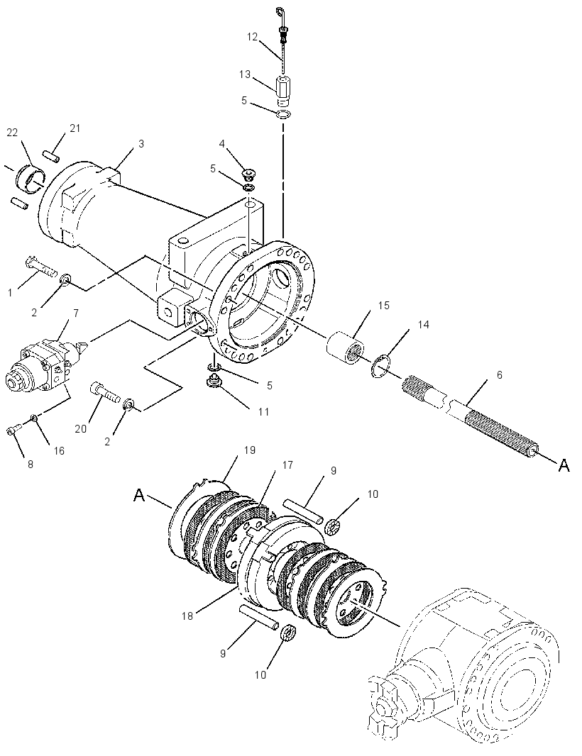AXLE GP-FIXED 3570165 CAT
