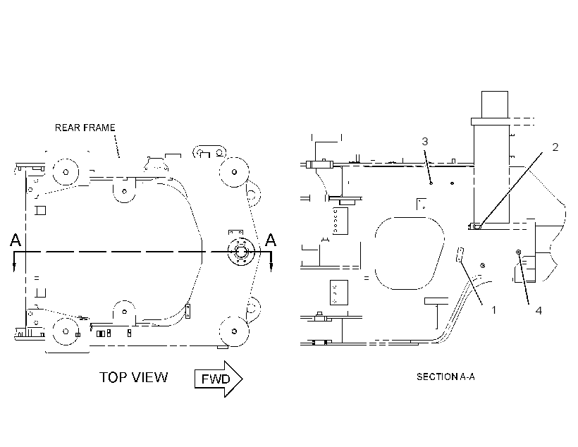 HARDWARE GP-REAR FRAME 3543072 CAT