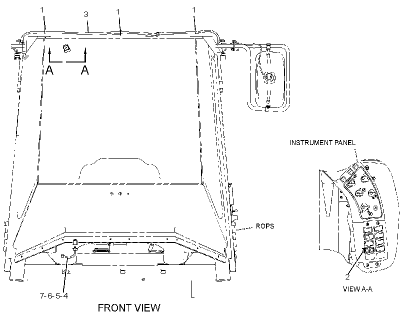 WIRING GP-MIRROR 3407345 CAT