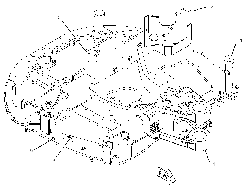 FRAME AS-UPPER 3567147 CAT