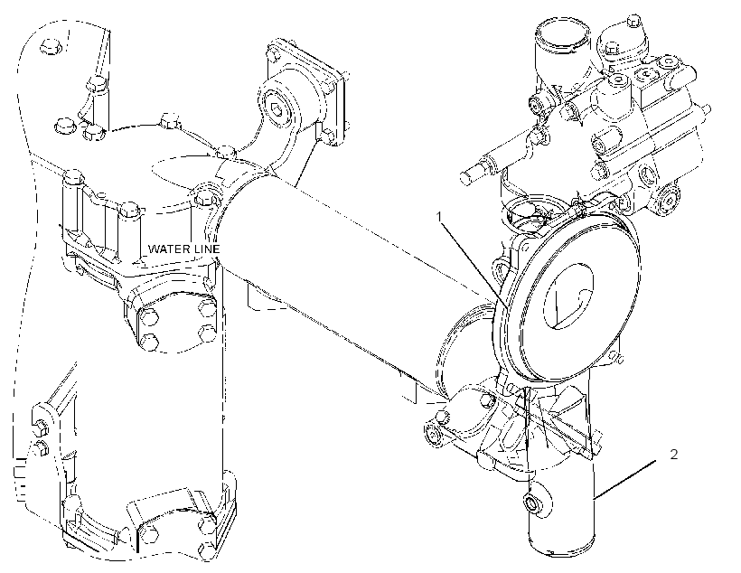 COVER GP-WATER PUMP 3414960 CAT
