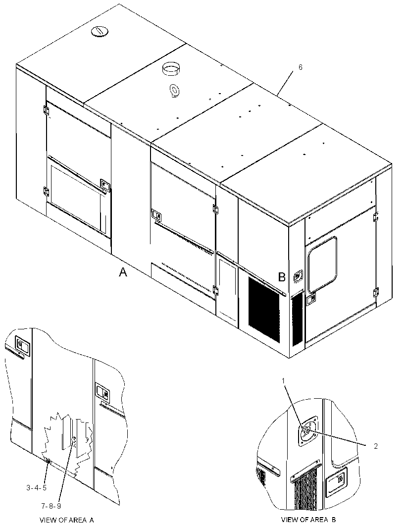 ENCLOSURE GP-GENSET 3300416 CAT