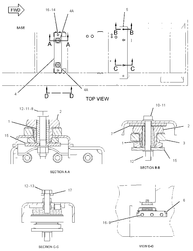 MOUNTING GP-BEAM 2339356 CAT