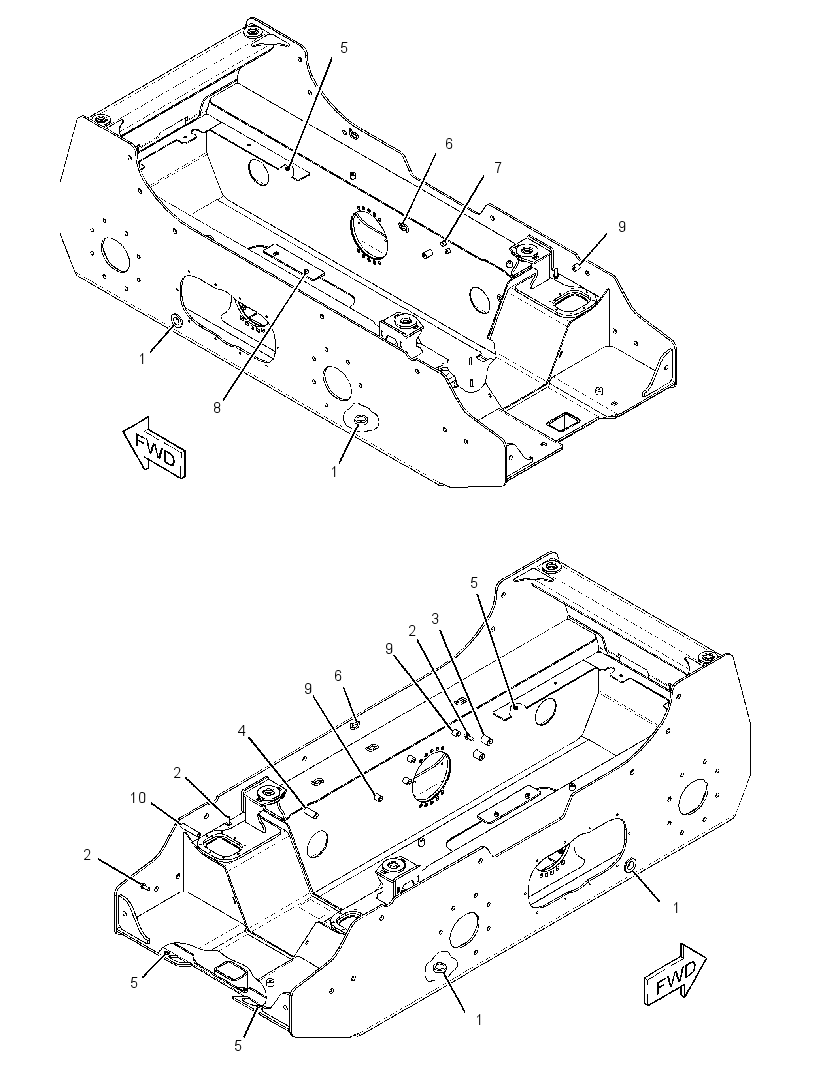 FRAME AS-LOWER 3265573 CAT