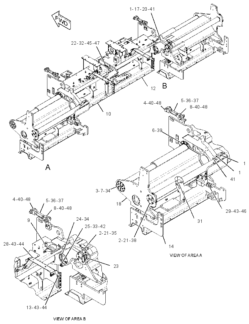 FRAME GP-SCREED 3507789 CAT