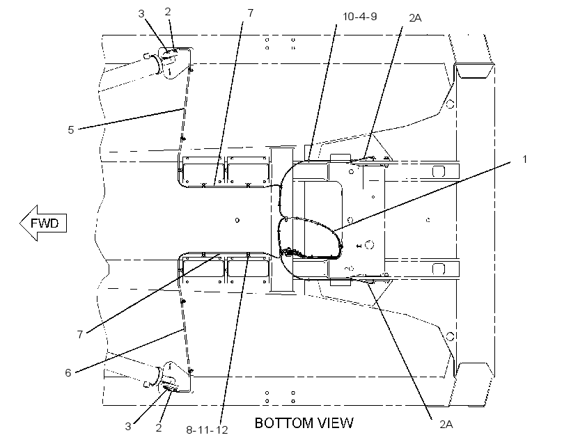 MOUNTING GP-TRUCK BODY 2553327 CAT
