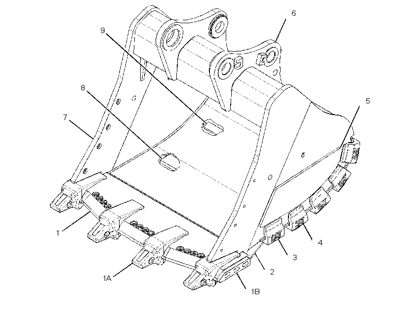 BUCKET AS-EXTREME SERV SPADE 3606051 CAT