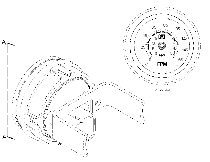 SPEEDOMETER GP 2752116 CAT