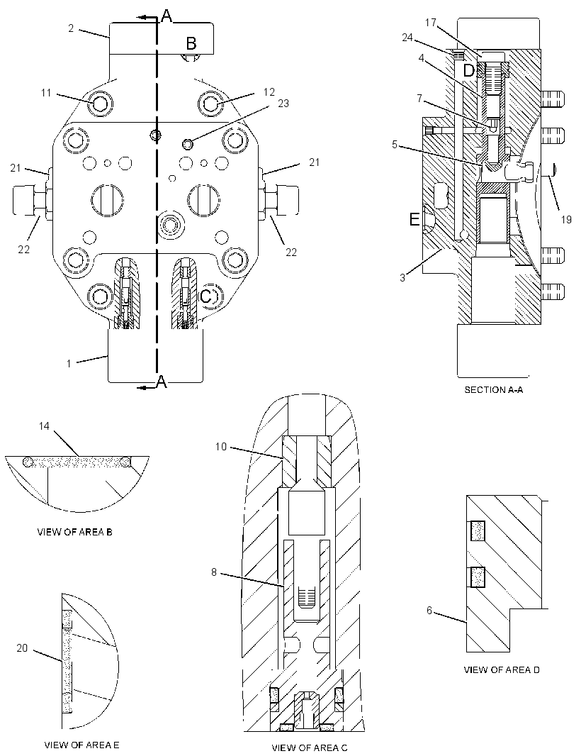 HEAD GP-MOTOR 2528172 CAT