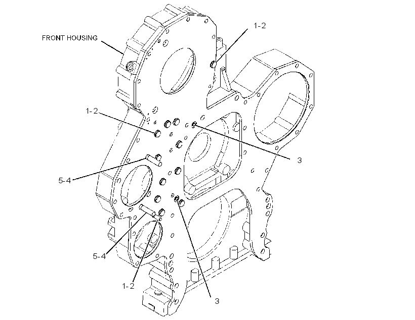 PLATE AS-FRONT HOUSING 3539978 CAT