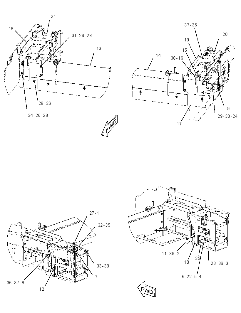 EXTENSION GP-MAIN FRAME 3391628 CAT
