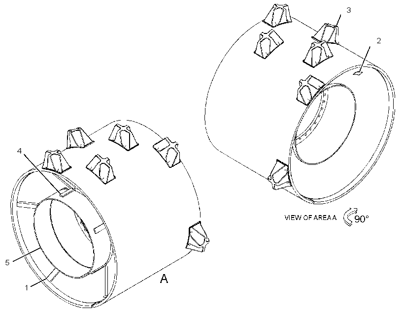 WHEEL AS-COMPACTOR 1910740 CAT
