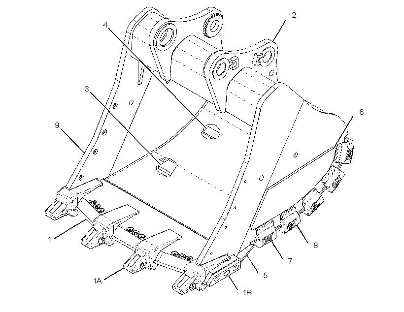 BUCKET AS-EXTREME SERVICE ROCK 3606050 CAT