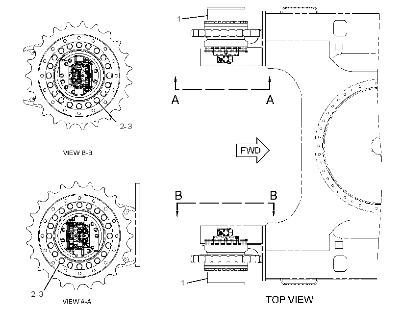 DRIVE & MOUNTING GP-FINAL 3333002 CAT