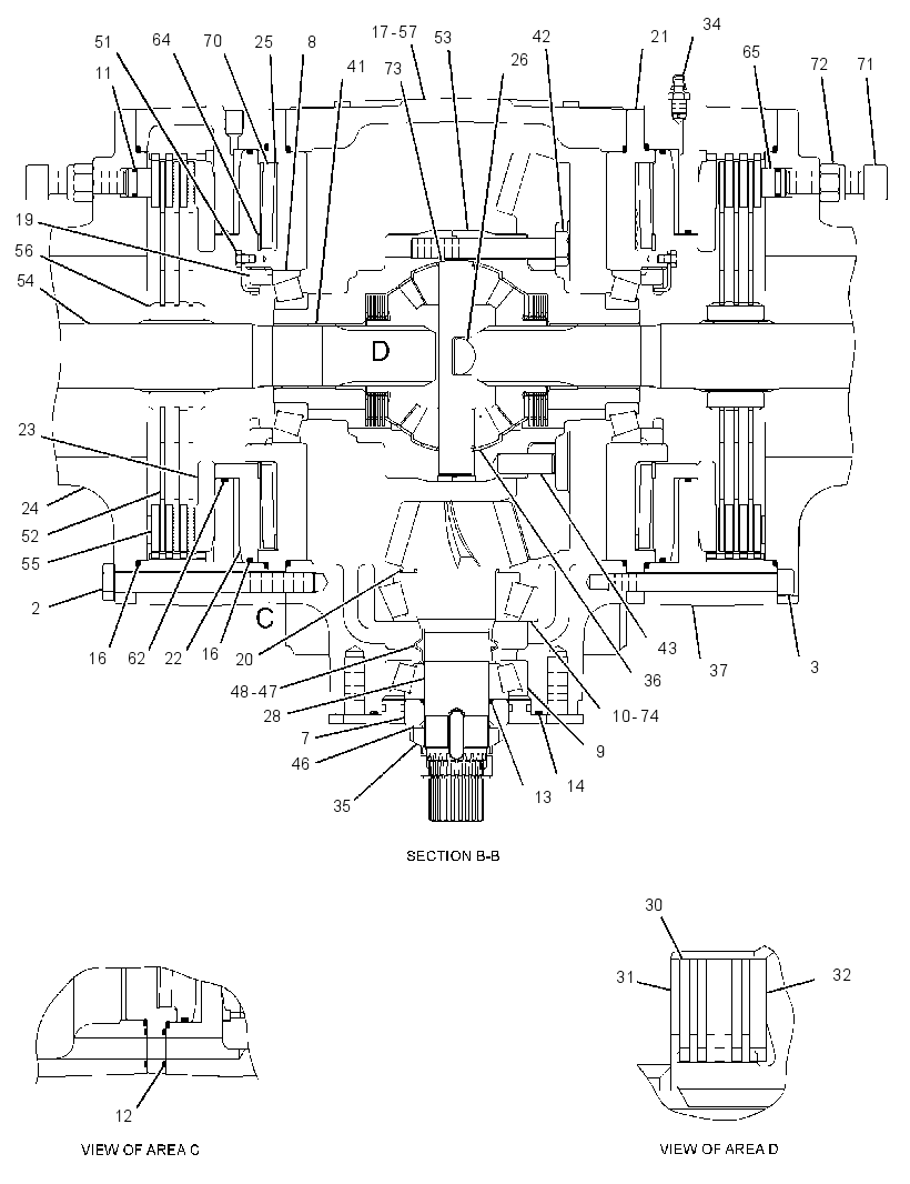 AXLE GP-DRIVE 2860874 CAT