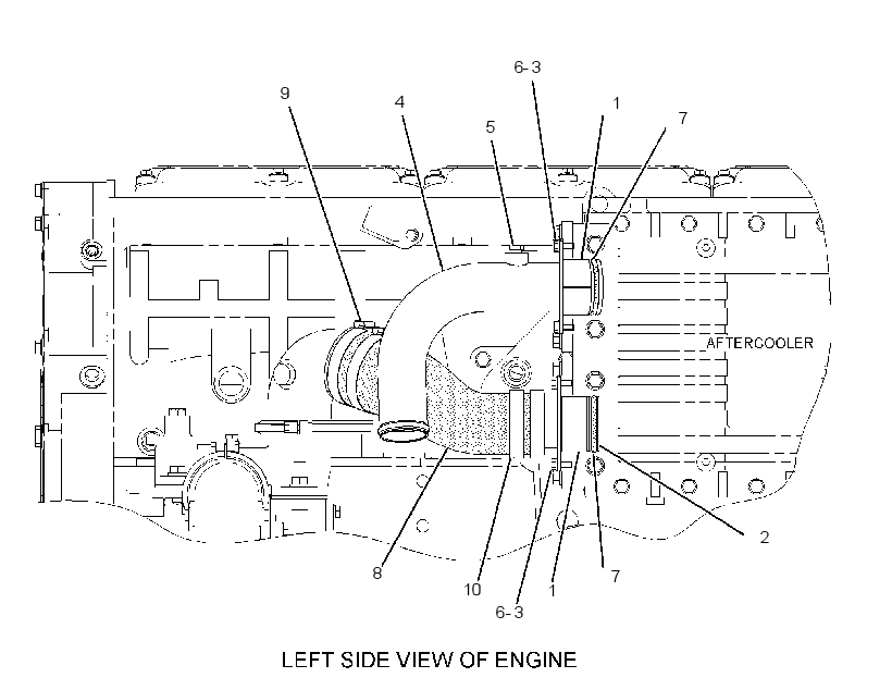 Трубопроводы водяные 2168387 CAT