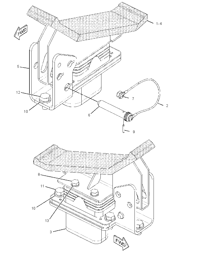 PEDAL GP-FOOT 3277487 CAT