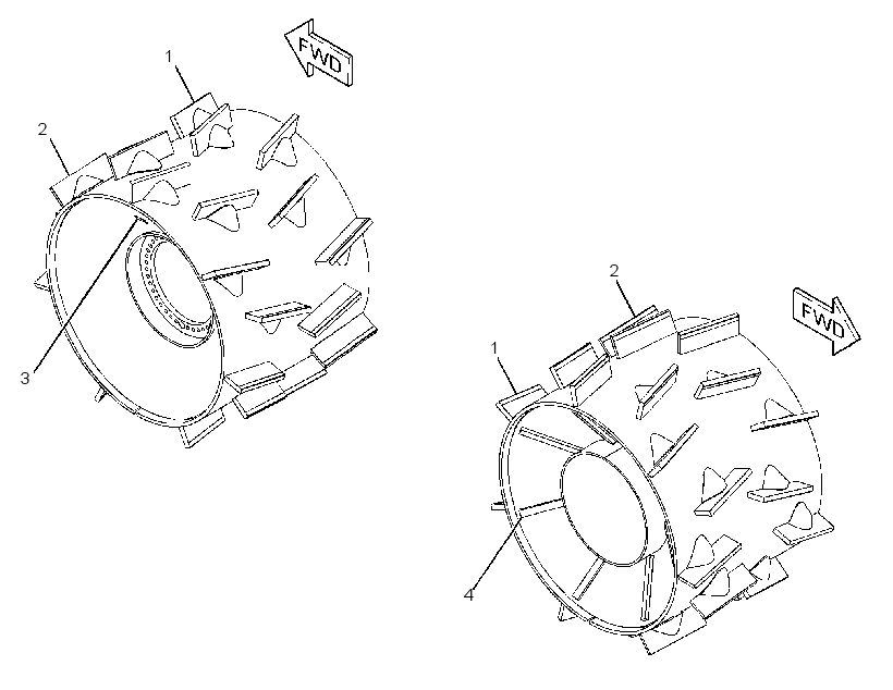 WHEEL AS-COMPACTOR 1891584 CAT