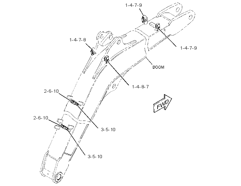 FASTENER GP-LINES 3567138 CAT