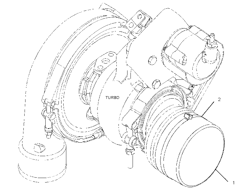 COVER GP-TURBOCHARGER 3537510 CAT