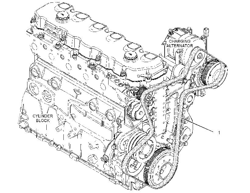 Ремень поликлиновой 3529296 CAT