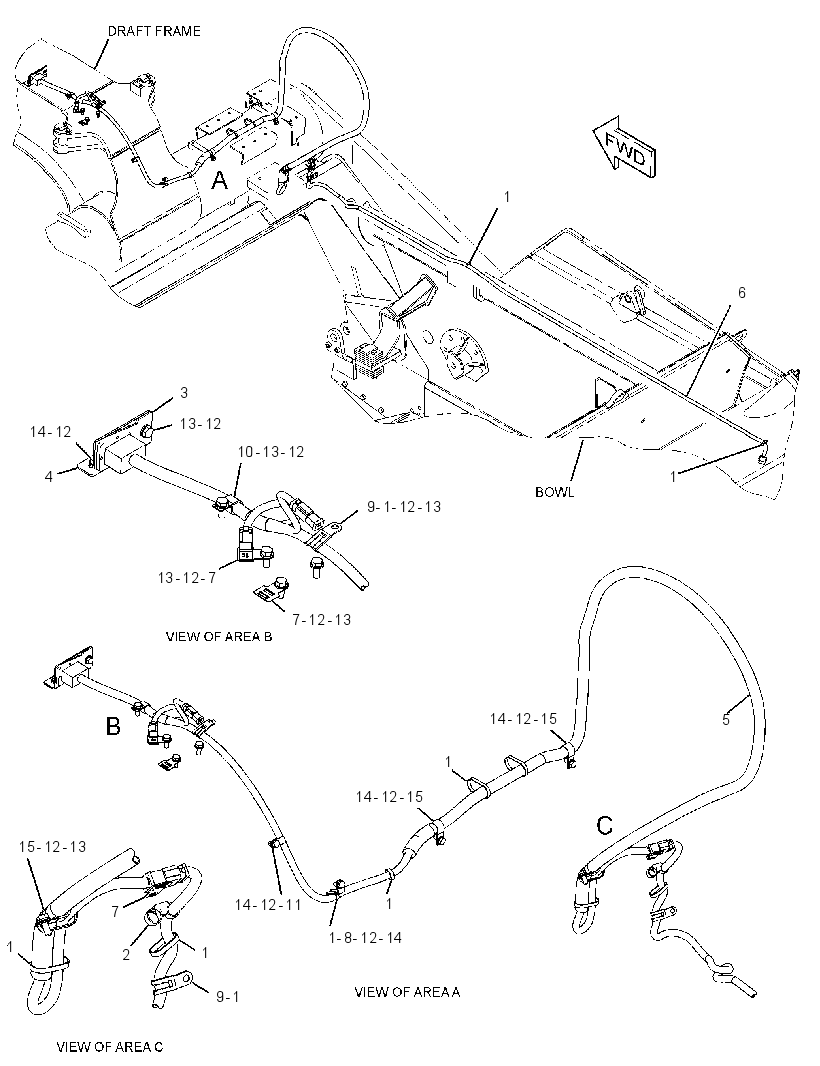 WIRING GP-SCRAPER 2892600 CAT