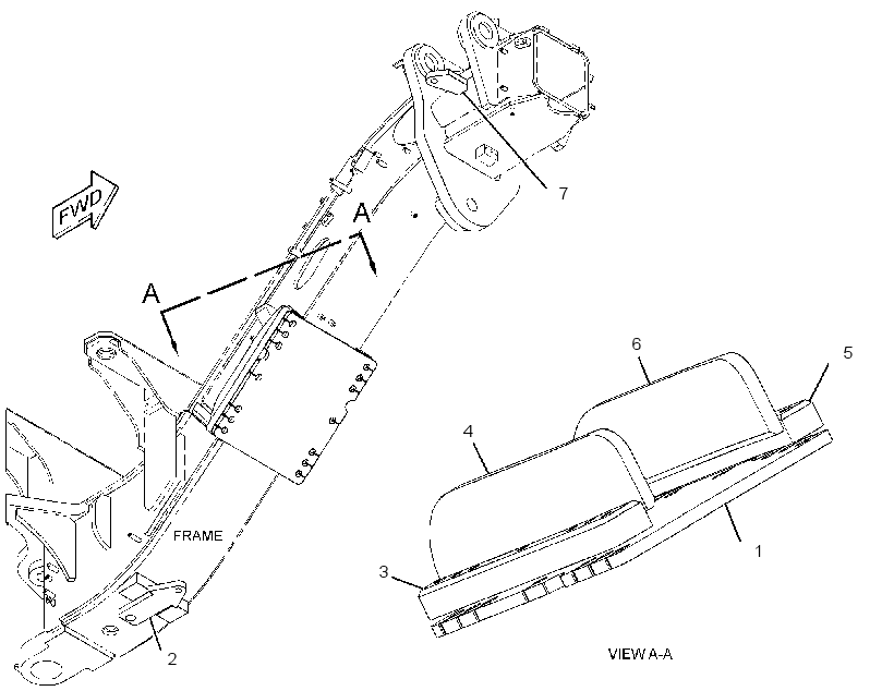 MOUNTING GP-SNOW WING 3524780 CAT