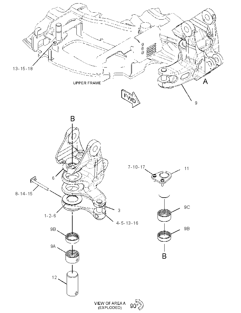 FRAME GP-SWING 2664069 CAT