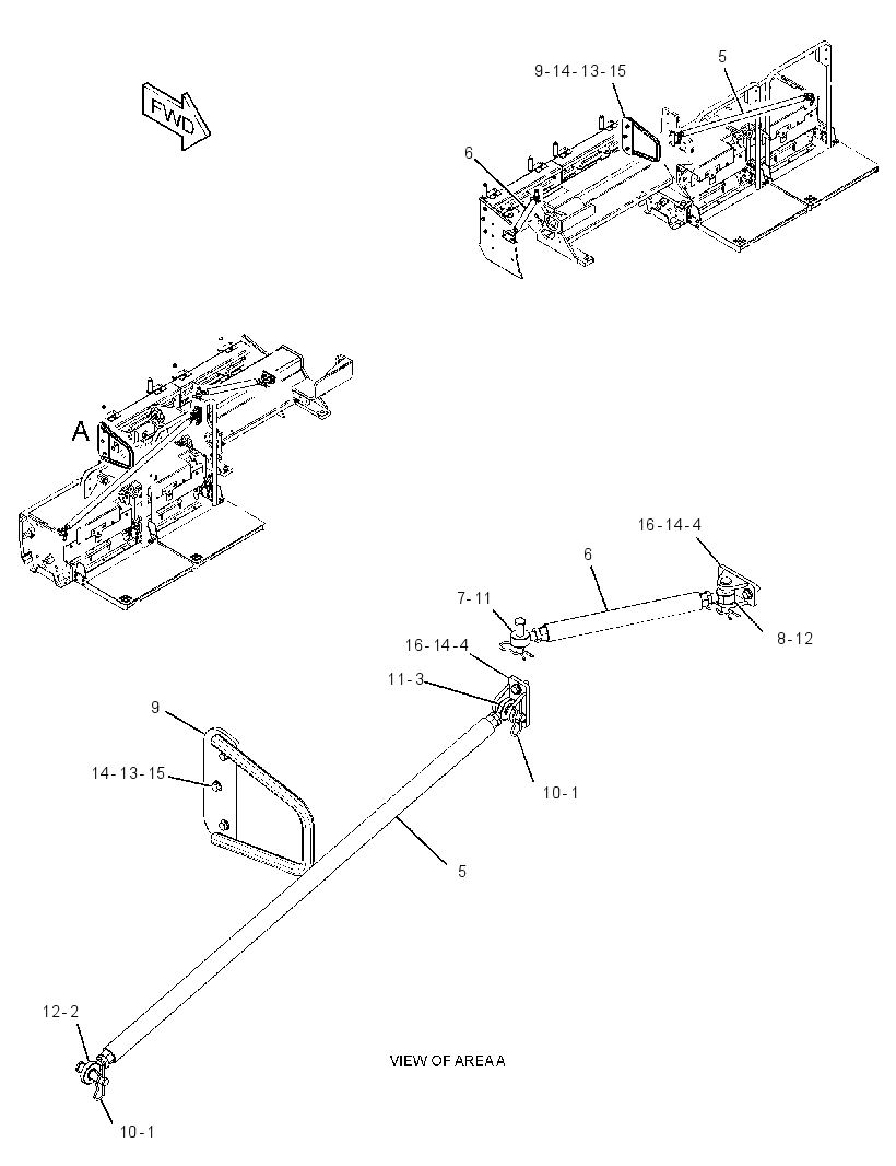 SUPPORT GP-FRAME 3609844 CAT