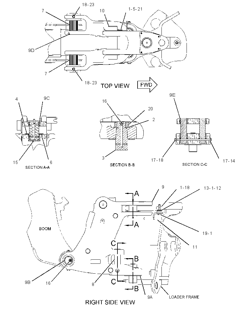 FRAME GP-SWING 2514520 CAT