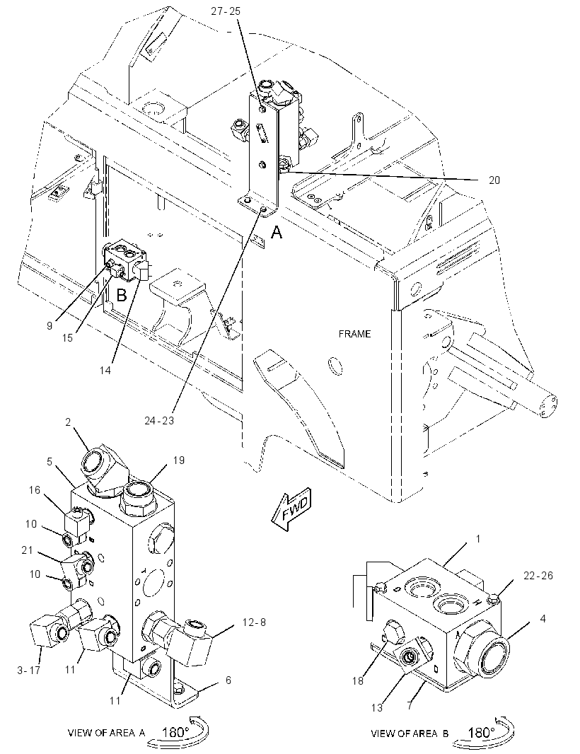 VALVE & MTG GP-AUXILIARY 3367896 CAT