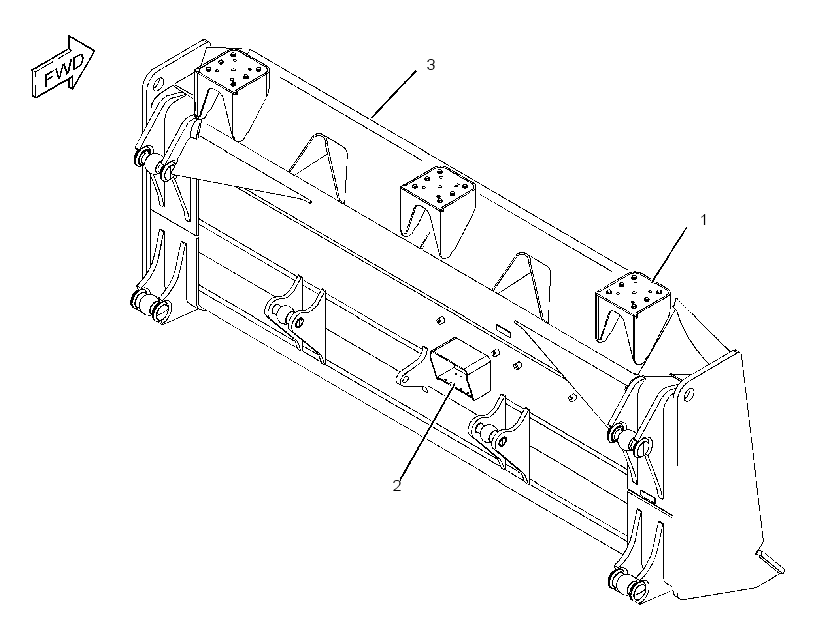 BLADE AS-SEMI-UNIVERSAL 3657013 CAT