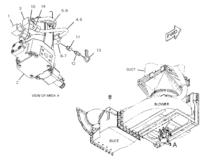 MOTOR GP-BLOWER 3608955 CAT