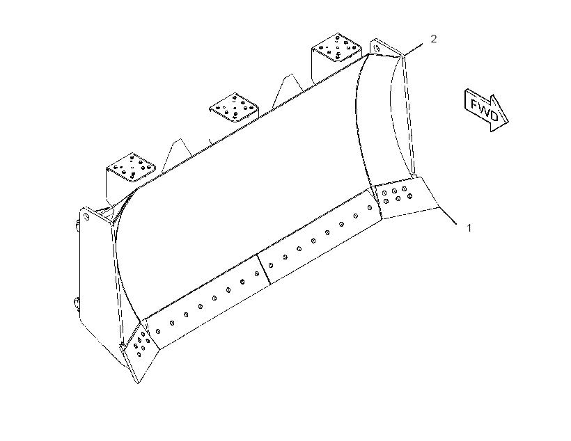 BLADE & EDGE GP-SEMI-UNIVERSAL 3657010 CAT