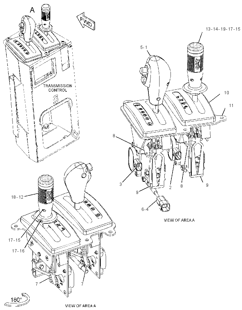 CONTROL GP-XMSN & HOIST 3616596 CAT